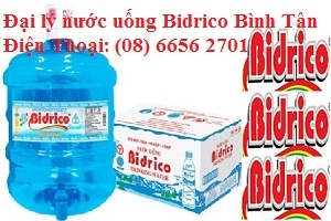 Đại lý giao nước uống Bidrico Quận Bình Tân - (08)6656 2701