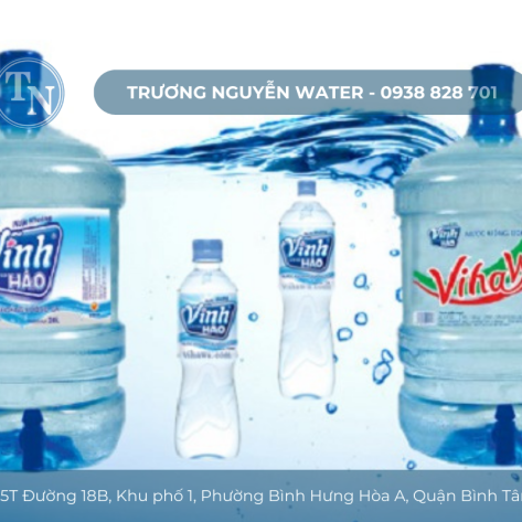 Đại lý giao nước đóng bình Trương Nguyễn Water tại Bình Tân655